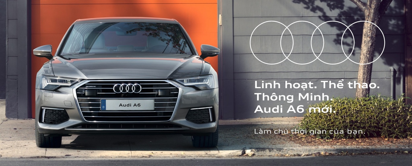 Audi A6 mới là sự kết hợp hoàn hảo giữa thiết kế thăng hoa và phong cách thể thao mạnh mẽ