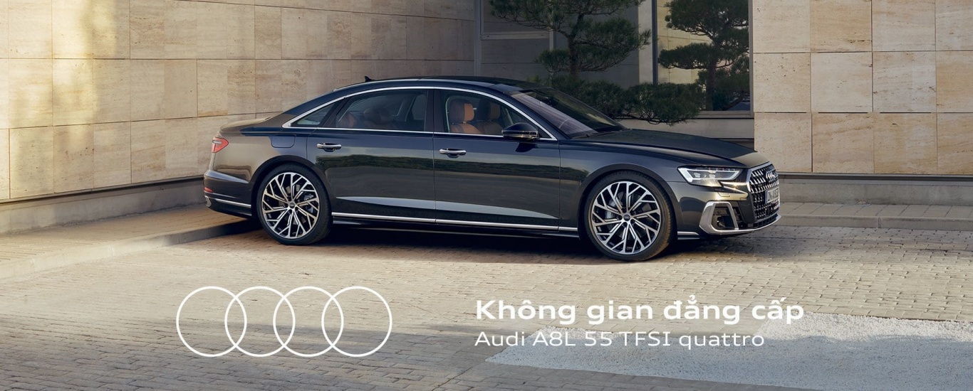 Audi A8L thiết kế sang trọng kết hợp khả năng vận hành tuyệt vời