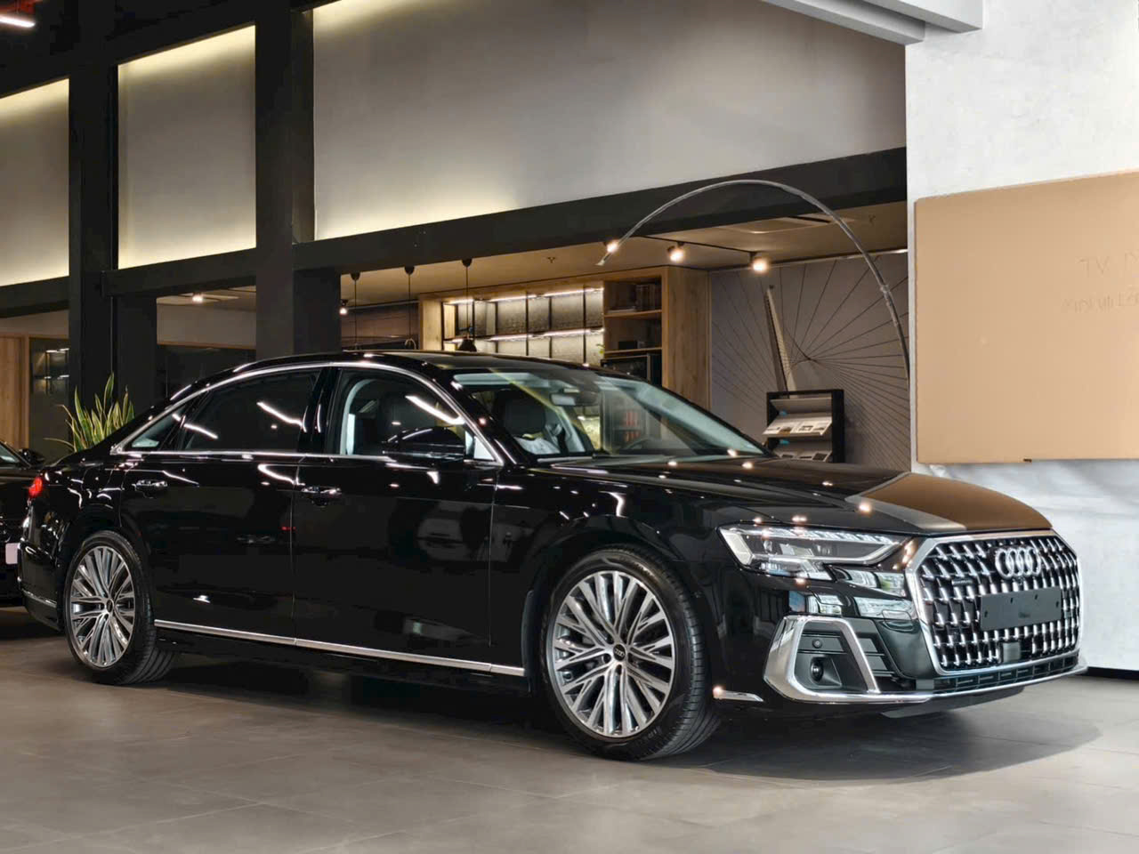 Audi A8L 2026 màu đen