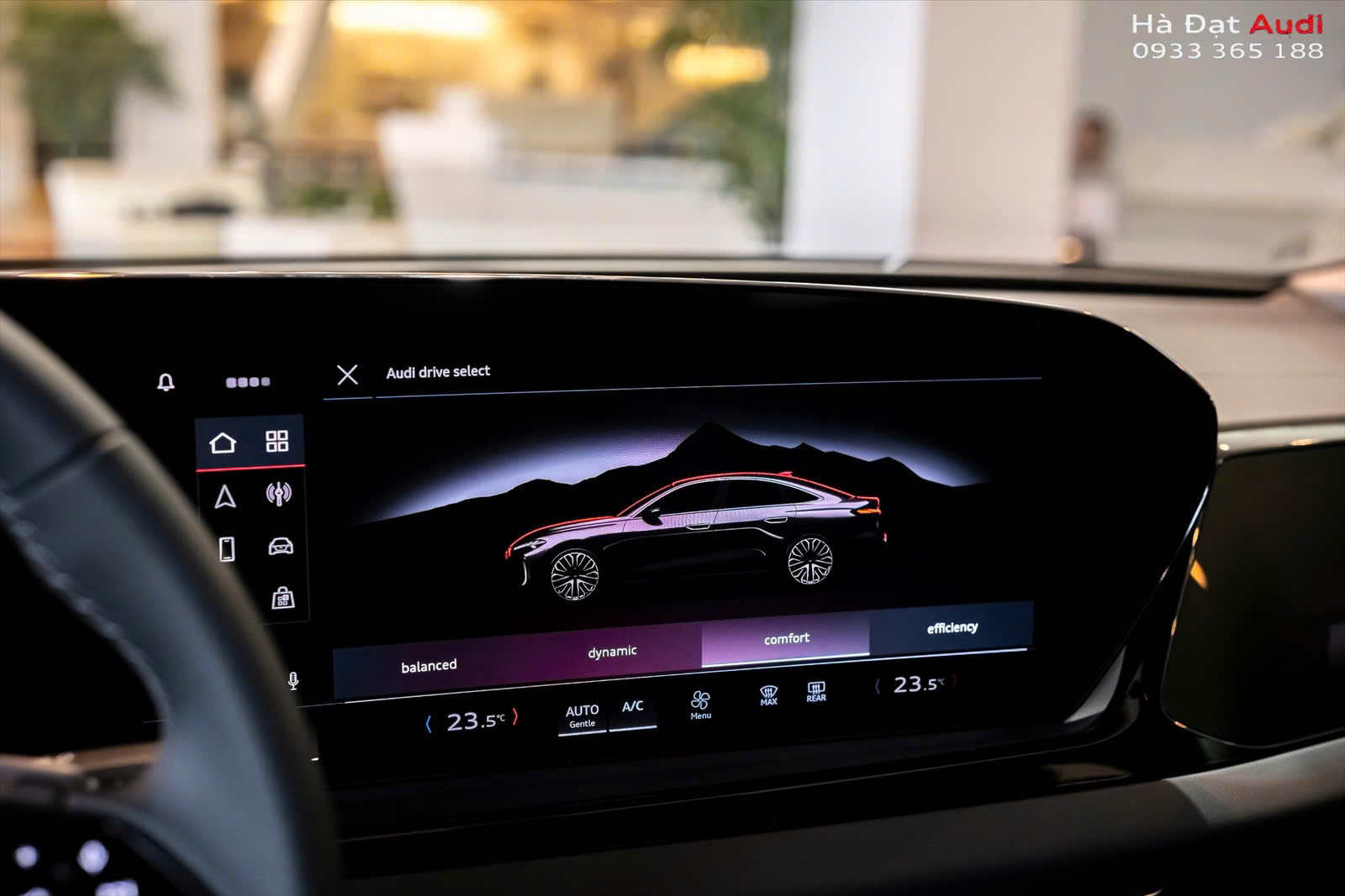 Đồng hồ phía sau vô lăng hiên thị sắc nét