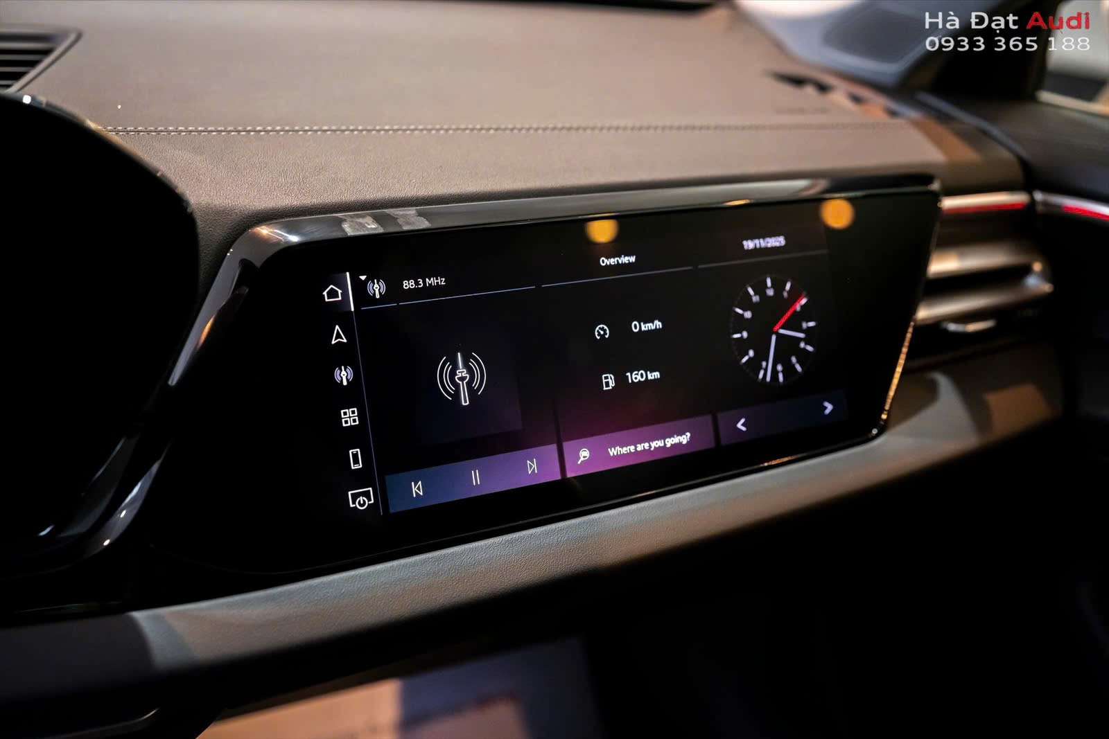 man hinh hanh khach audi a5 2026 all new