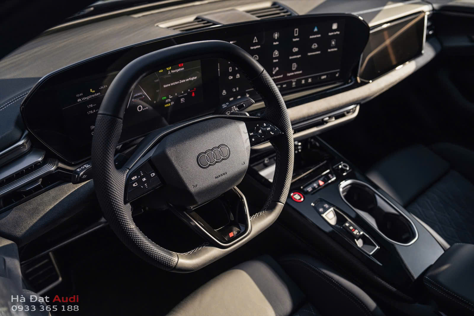 Audi A6 2026 tiếp tục được trang bị màn hình trung tâm MMI mới mang xu hướng tương lai