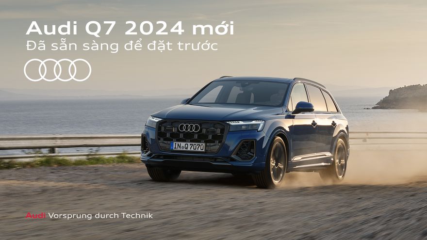 Audi Việt Nam công bố mẫu Audi Q7 SUV mới.